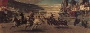 Alexander von Wagner Romisches vehicle race china oil painting reproduction